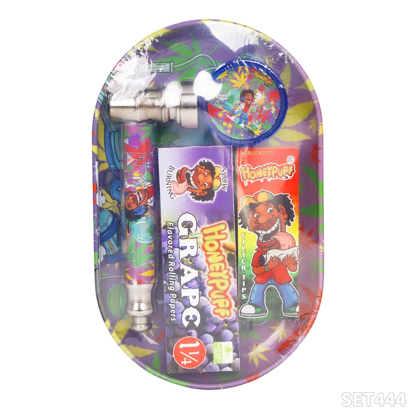 HONEYPUFF brand烟斗卷纸研磨器盘子抽烟套装礼品香烟店配件