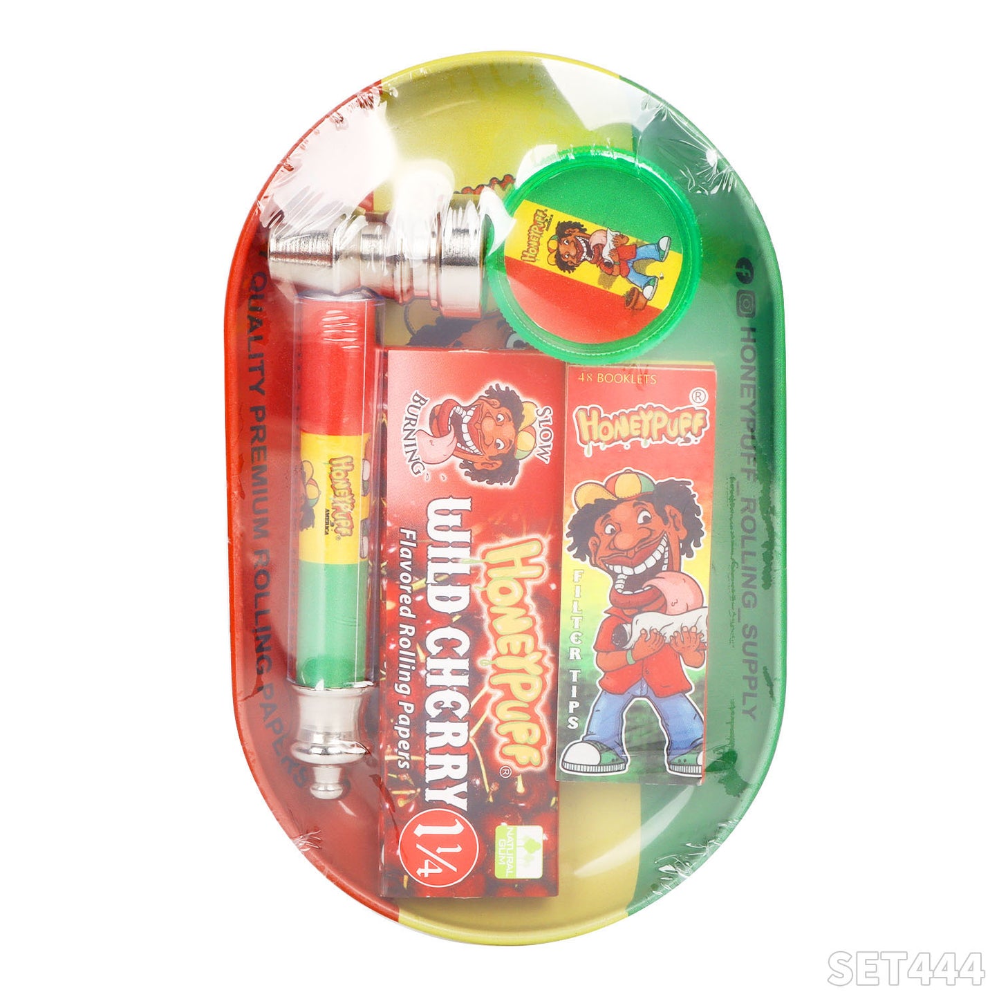 HONEYPUFF brand烟斗卷纸研磨器盘子抽烟套装礼品香烟店配件