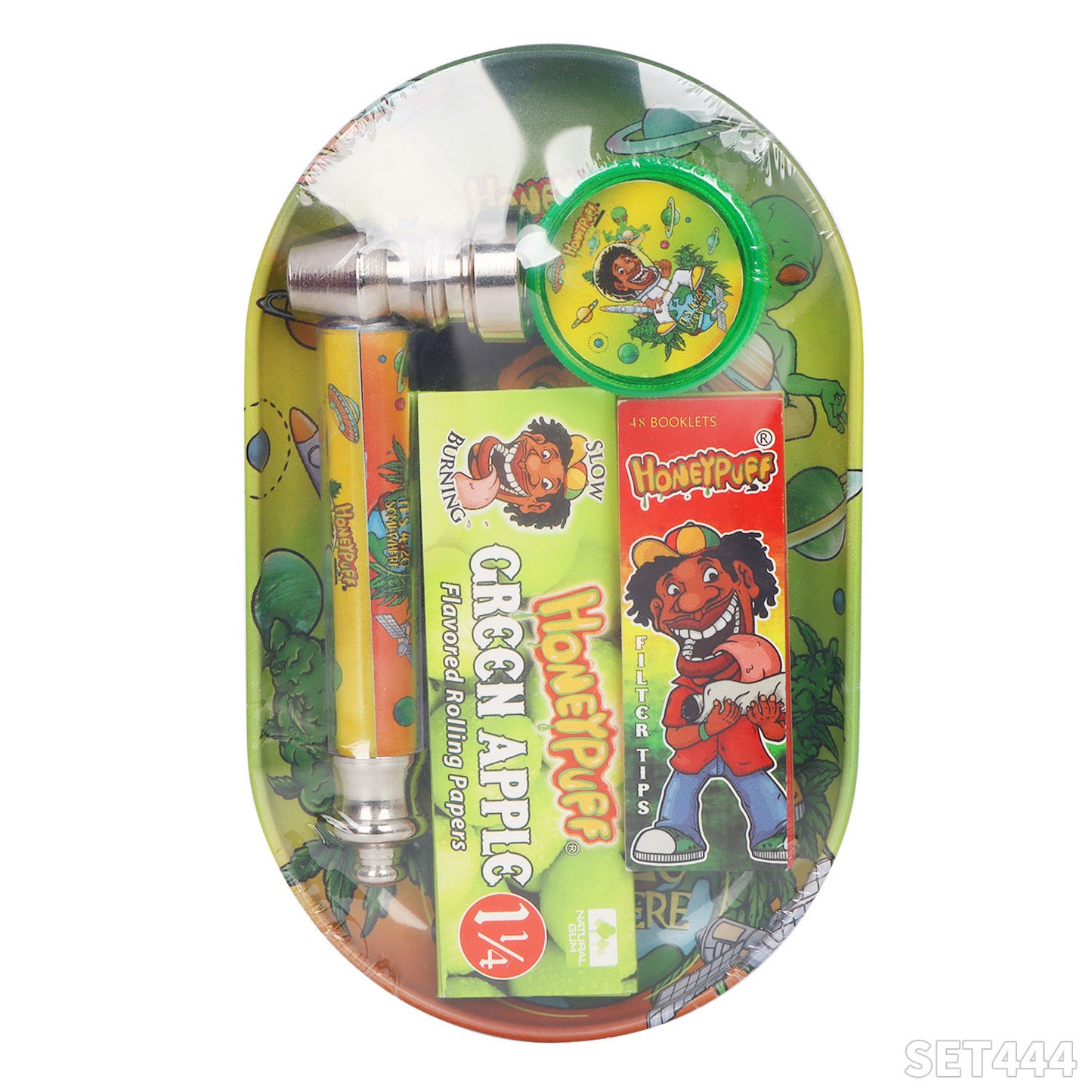 HONEYPUFF brand烟斗卷纸研磨器盘子抽烟套装礼品香烟店配件