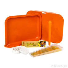 Load image into Gallery viewer, Honeypuff smoking kit with biodegradable rolling tray+1 pack pre-rolled cone+1 pack rolling paper+1 pcs joint holder+biodegradable grinder