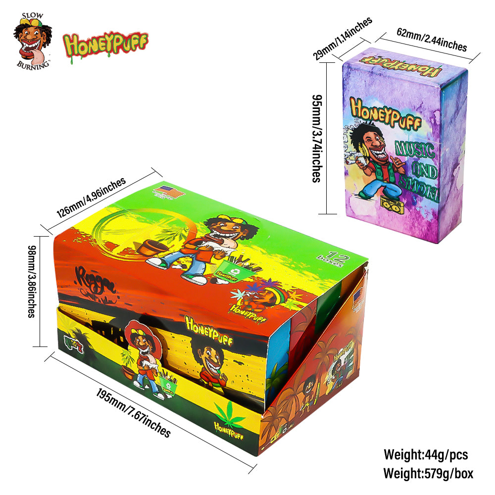 Honerypuff series 93*60mm plastic cigarette case with various designs