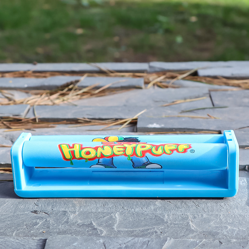 HONEYPUFF 70 mm Size Plastic Cigarette Rolling Machine, Colorful Rolling Paper Machine, 12 PCS / Box