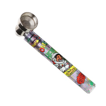 Charger l'image dans la galerie, Pipe à tabac en verre Honeypuff avec bol en métal, portable, facile à nettoyer, lot de 24