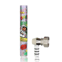 Charger l'image dans la galerie, Pipe à tabac en verre Honeypuff avec bol en métal, portable, facile à nettoyer, lot de 24