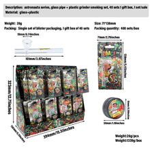 Load image into Gallery viewer, HONEYPUFF Set Multi-color metal pipe plastic smoke grinder Cigarette shop accessories