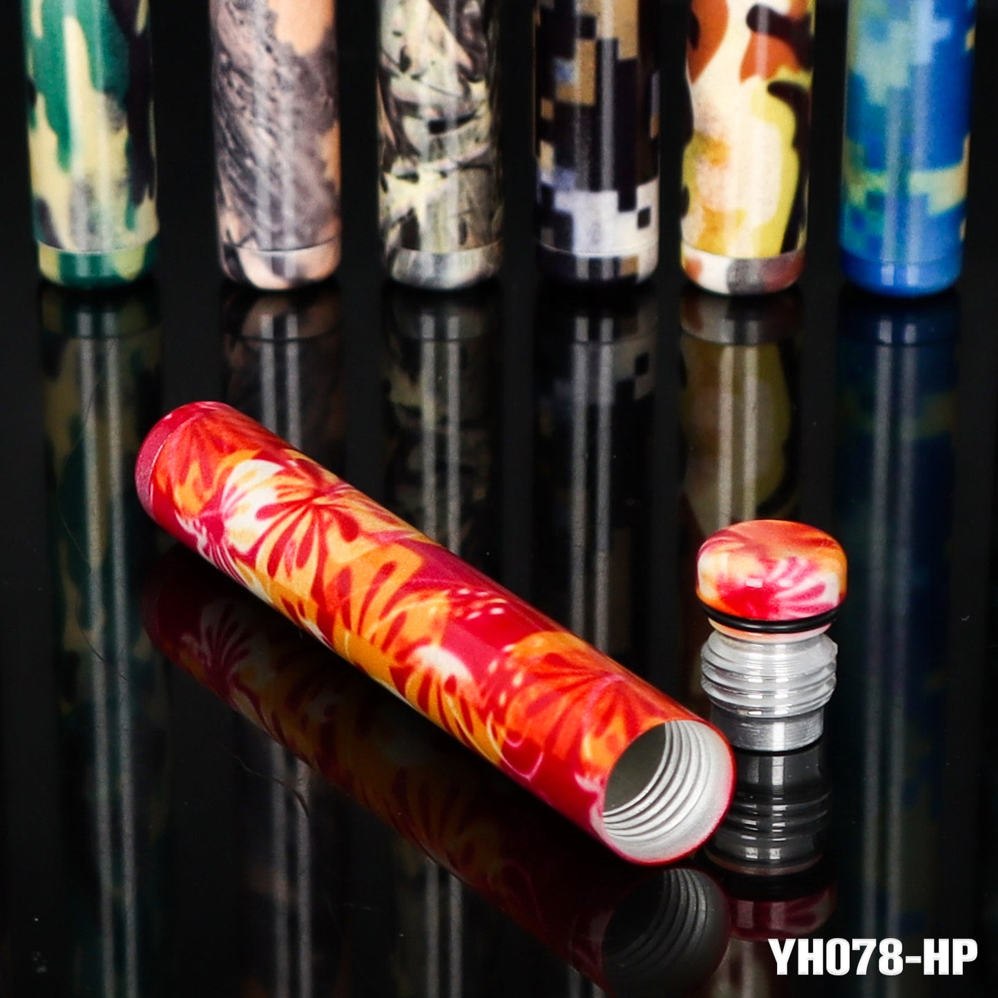 Porte-cigarettes Honeypuff 110 mm en alliage d'aluminium, anti-odeurs, 24 pièces/boîte