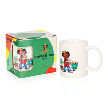 Load image into Gallery viewer, HONEYPUFF Large Ceramic Coffee Mug, 96 x 80 mm White Coffee Cup, Office And Home Living Tea Cup
