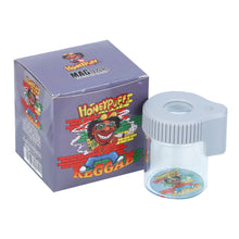 Load image into Gallery viewer, HONEYPUFF Light-Up Led Storage Jar, Air Tight & Magnifying View Jar, Gray Color Jar Lid, Rechargeable Glass Jar Container 155 ml