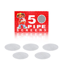 Load image into Gallery viewer, HONEYPUFF 100 Pieces Stainless Steel Screens Pipe, Ø 25 Pipe Filter Screen,(100/200/300 PCS) (1BOX)