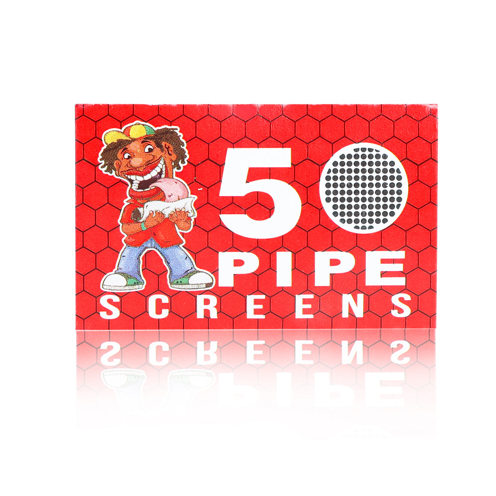 HONEYPUFF 100 Pieces Stainless Steel Screens Pipe, Ø 25 Pipe Filter Screen,(100/200/300 PCS) (1BOX)