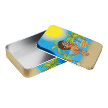 Load image into Gallery viewer, Honeypuff Small Metal Tin Box Lid Mini Small Empty Container, Portable Case For Tobacco