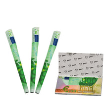 Charger l'image dans la galerie, Feuilles à rouler pré-roulées Honeypuff 100 Euro, format King Size, fines et à combustion lente, 24 pièces