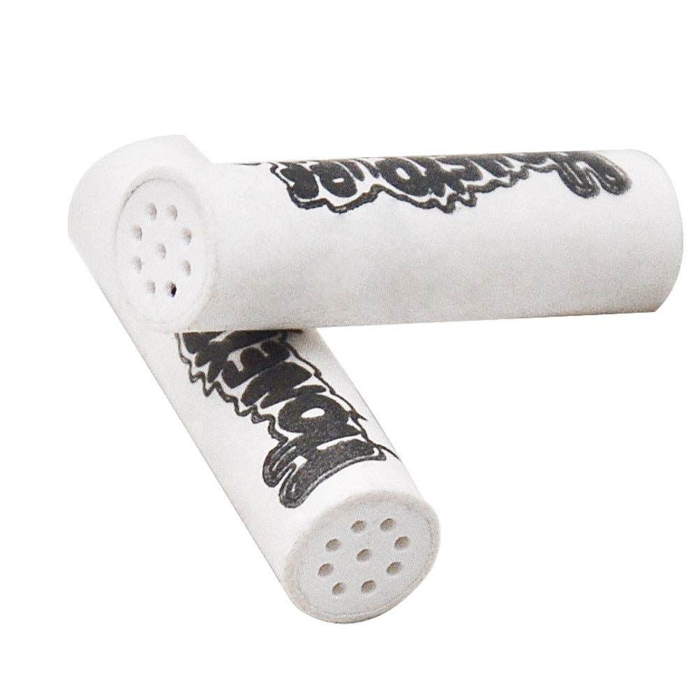 Filtres à charbon actif en céramique Honeypuff, embouts pré-roulés Ø 7, adaptés aux pipes à tabac en bois, 150 filtres par pot