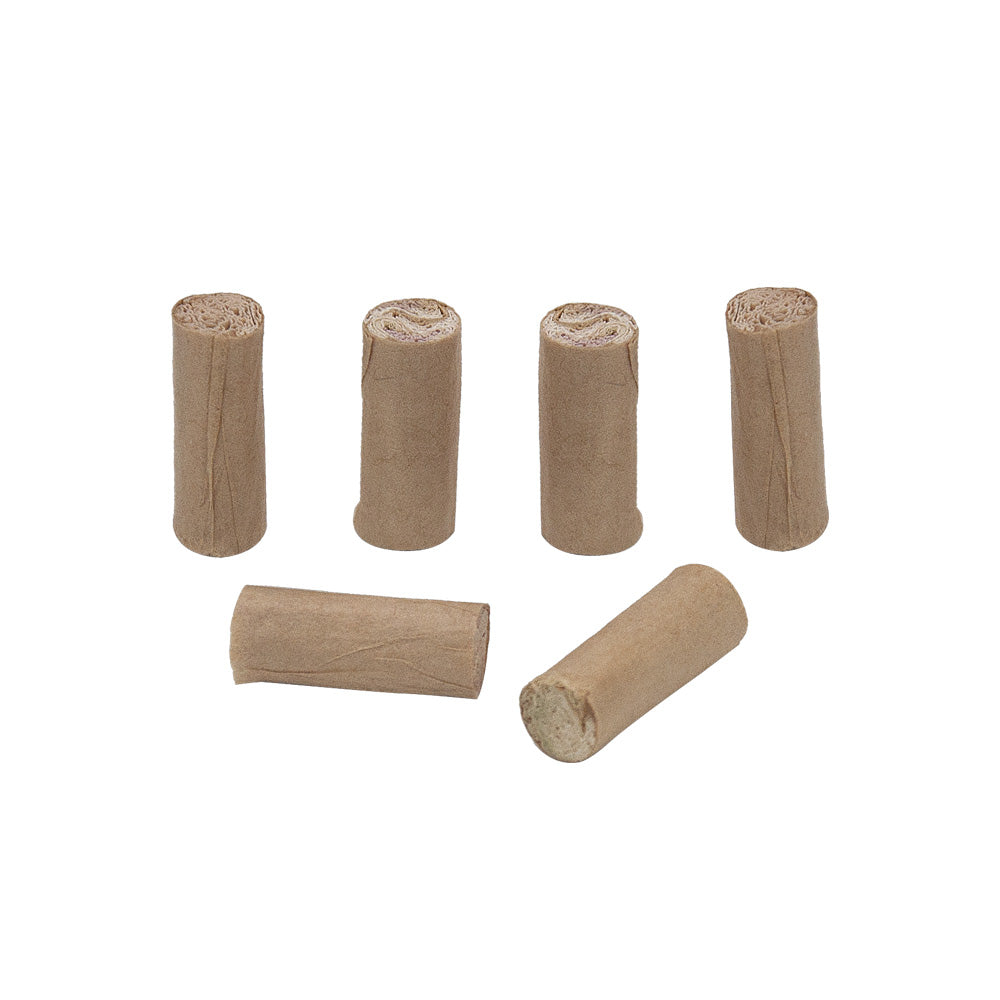 HONEYPUFF Corn Husk Filter Tips, Organic Pre Rolled Tips, Ø 9 Filters Tip, 25 Tips / Pack 24 Pack / Box