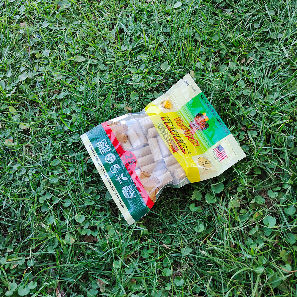 HONEYPUFF Corn Husk Filter Tips, Organic Pre Rolled Tips, Ø 9 Filters