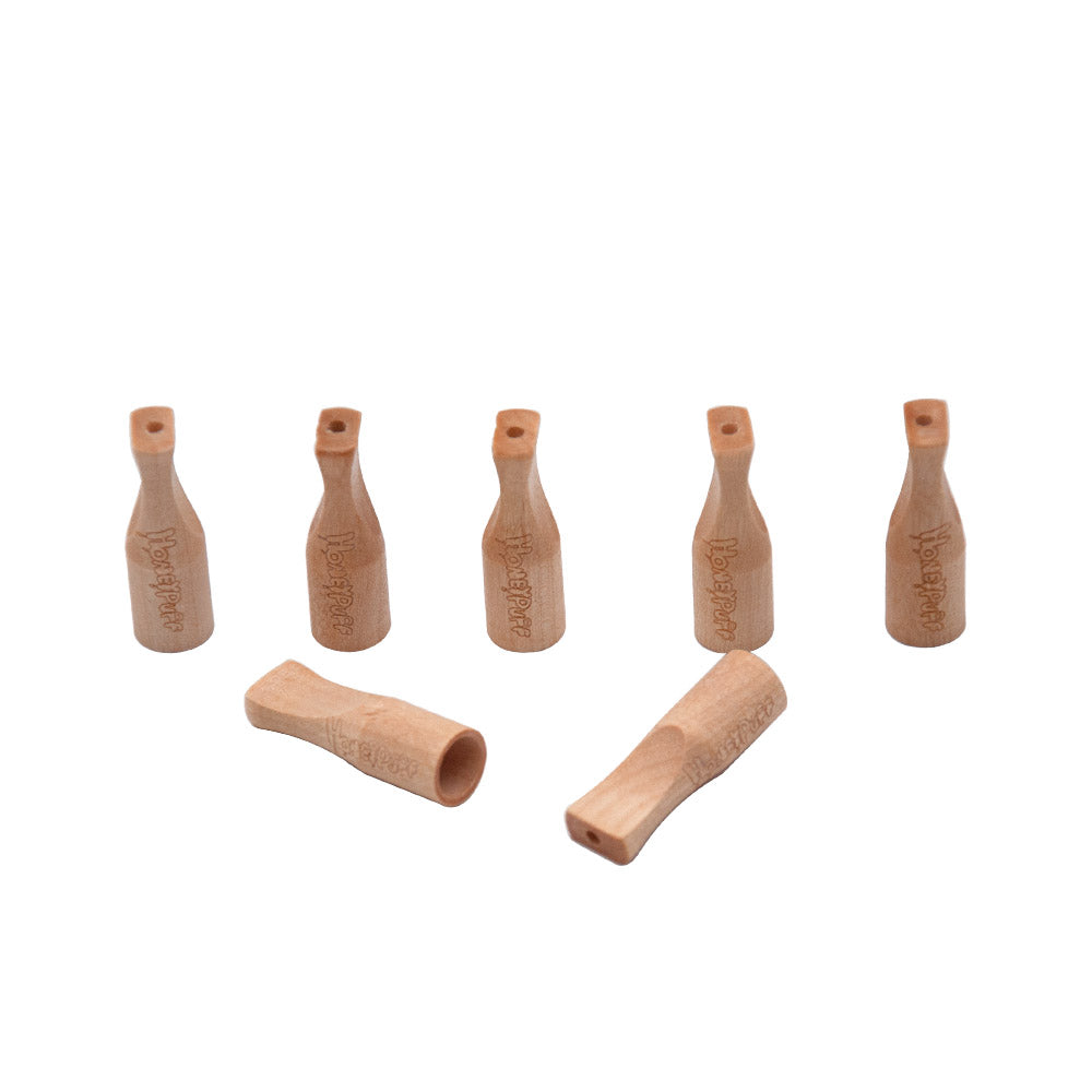 HONEYPUFF Sugarcane Flavored 35mm Wood Rolling Filter Tips Smoking Wooden Mouth Tips