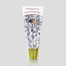 Load image into Gallery viewer, HONEYPUFF Mix Fruit Flavored Pre Rolled Cones, King Size Pre Rolled Rolling Paper with Golden Tips, Slow Burning Pre Rolled Paper Cones with Cones Loaders (8 Pcs)
