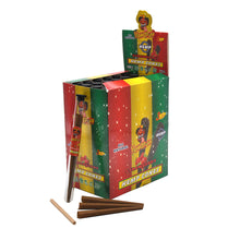 Load image into Gallery viewer, HONEYPUFF Cherry Flavors Pre Rolled Cones with Tips, King Size Pre Rolled Rolling Paper, Natural Rolling Papers & Glass Cigarette Holder, 3Cone/Tube 24Tubes/Box