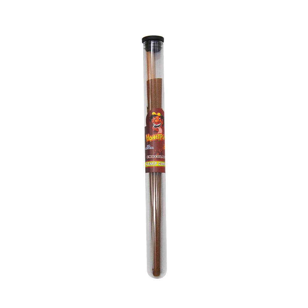 HONEYPUFF Chocolate Flavors Pre Rolled Cones with Tips, King Size Pre Rolled Rolling Paper, Natural Rolling Papers & Glass Cigarette Holder, 3Cone/Tube 24Tubes/Box