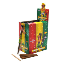 Load image into Gallery viewer, HONEYPUFF Mint Flavors Pre Rolled Cones with Tips, King Size Pre Rolled Rolling Paper, Natural Rolling Papers & Glass Cigarette Holder, 3Cone/Tube 24Tubes/Box