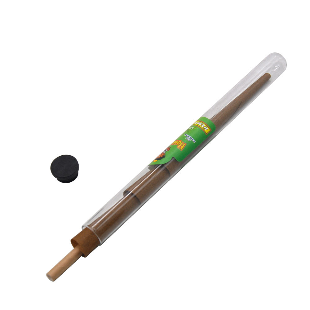 HONEYPUFF Mint Flavors Pre Rolled Cones with Tips, King Size Pre Rolled Rolling Paper, Natural Rolling Papers & Glass Cigarette Holder, 3Cone/Tube 24Tubes/Box