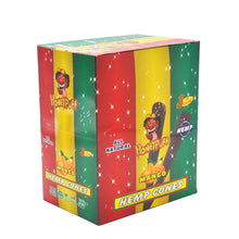 Load image into Gallery viewer, HONEYPUFF Mango Flavors Pre Rolled Cones with Tips, King Size Pre Rolled Rolling Paper, Natural Rolling Papers & Glass Cigarette Holder, 3Cone/Tube 24Tubes/Box