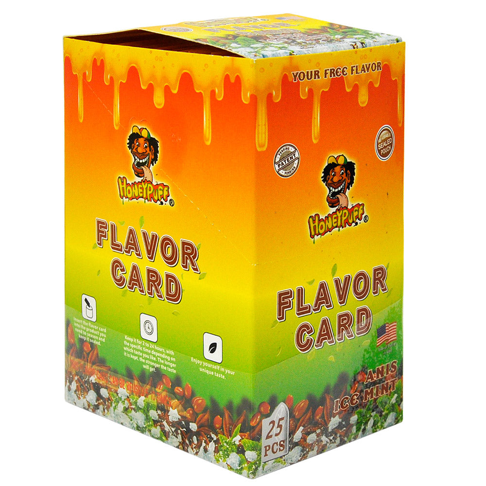 HONEYPUFF Anise Ice Mint Flavour Cards, King Size Cigarette Insert Infusion, Natural Flavour Card