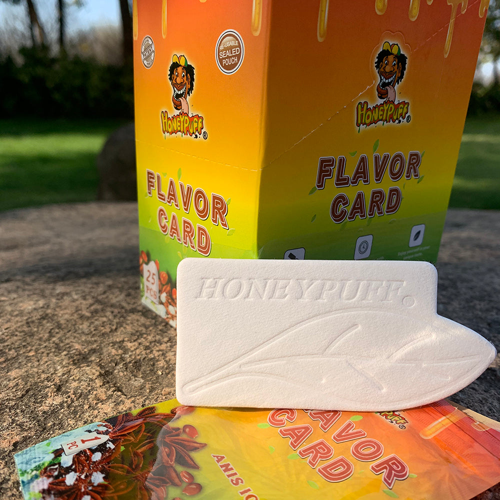HONEYPUFF Anise Ice Mint Flavour Cards, King Size Cigarette Insert Infusion, Natural Flavour Card