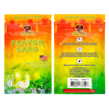 Load image into Gallery viewer, HONEYPUFF Green Apple Ice Mint Flavour Cards, King Size Cigarette Insert Infusion, Natural Flavour Card