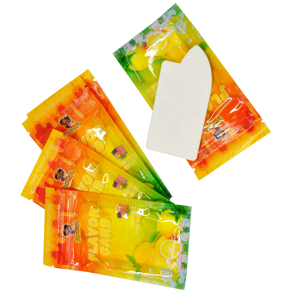 HONEYPUFF Lemon Ice Mint Flavour Cards, King Size Cigarette Insert Infusion, Natural Flavour Card