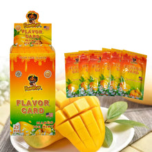 Load image into Gallery viewer, HONEYPUFF Mango Ice Mint Flavour Cards, King Size Cigarette Insert Infusion, Natural Flavour Card