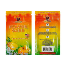 Load image into Gallery viewer, HONEYPUFF Mango Ice Mint Flavour Cards, King Size Cigarette Insert Infusion, Natural Flavour Card