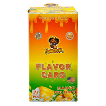 Load image into Gallery viewer, HONEYPUFF Mango Ice Mint Flavour Cards, King Size Cigarette Insert Infusion, Natural Flavour Card