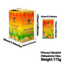 Load image into Gallery viewer, HONEYPUFF Mango Ice Mint Flavour Cards, King Size Cigarette Insert Infusion, Natural Flavour Card