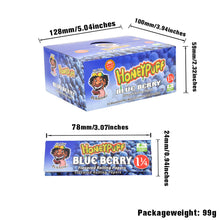 Load image into Gallery viewer, HONEYPUFF 1 1/4 Size Blueberry Flavored Rolling Papers, Slow Burning Cigarette Rolling Papers (50 PCS)