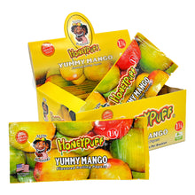 Load image into Gallery viewer, HONEYPUFF 1 1/4 Size Mango Flavored Rolling Papers, Slow Burning Cigarette Rolling Papers (50 PCS)