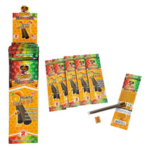 Load image into Gallery viewer, HONEYPUFF Orange Flavored Pre Rolled Cones, King Size Pre Rolled Rolling Paper with Tips, Slow Burning Rolling Cones, 2 PCS / Pack 12 Packs / Box