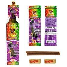 Load image into Gallery viewer, HONEYPUFF Grape Flavored Pre Rolled Cones, King Size Pre Rolled Rolling Paper with Tips, Slow Burning Rolling Cones, 2 PCS / Pack 12 Packs / Box