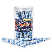 Load image into Gallery viewer, HONEYPUFF Blueberry Flavor Pre Rolled Cones, King Size Pre Rolled Rolling Paper with Tips, Slow Burning Papers (72 PCS)
