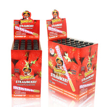 Load image into Gallery viewer, HONEYPUFF Strawberry Flavors Pre Rolled Cones With Wood Tips, King Size Rolling Paper & Glass Cigarette Holder Slow Burning Rolling Cones