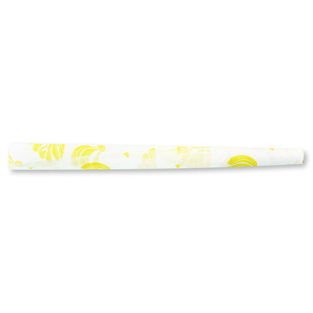 HONEYPUFF Banana Flavors Pre Rolled Cones With Wood Tips, King Size Rolling Paper & Glass Cigarette Holder Slow Burning Rolling Cones