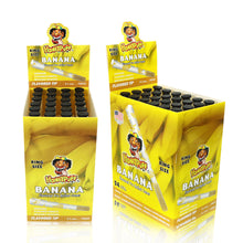 Load image into Gallery viewer, HONEYPUFF Banana Flavors Pre Rolled Cones With Wood Tips, King Size Rolling Paper & Glass Cigarette Holder Slow Burning Rolling Cones