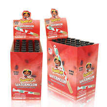 Load image into Gallery viewer, HONEYPUFF Watermelon Flavors Pre Rolled Cones With Wood Tips, King Size Rolling Paper & Glass Cigarette Holder Slow Burning Rolling Cones