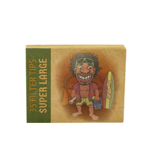 Load image into Gallery viewer, HONEYPUFF 60*47mm Mini Size Rolling Paper Tips, Natural Brown Rolling Tips, 35 Pieces