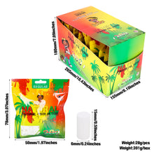 Load image into Gallery viewer, HONEYPUFF Natural Fiber White Filters Tip, 200 Pre Rolled Tips, Ø 6 mm Size Smoking Filter Tips, 10 Packs / Box