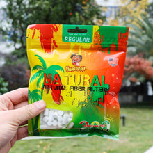 Load image into Gallery viewer, HONEYPUFF Natural Fiber White Filters Tip, 200 Pre Rolled Tips, Ø 6 mm Size Smoking Filter Tips, 10 Packs / Box