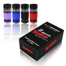Load image into Gallery viewer, HONEYPUFF Plastic Herb Grinder With Cone Pre Rolled Cones Holder, 70 mm 5 Lay Smoker Grinders