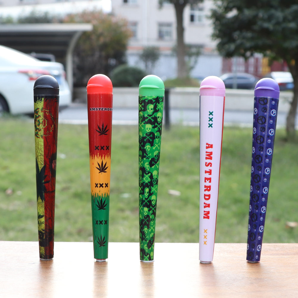 HONEYPUFF 120 mm Plastic Joint Holder, Smell Proof Cigarette Holder, 48 PCS / Box