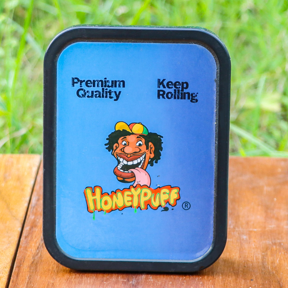 HONEYPUFF Smoking Storage Box, Colorful Plastic Cigarette Stash Case, 101 x 59 mm Cigar Storage Box