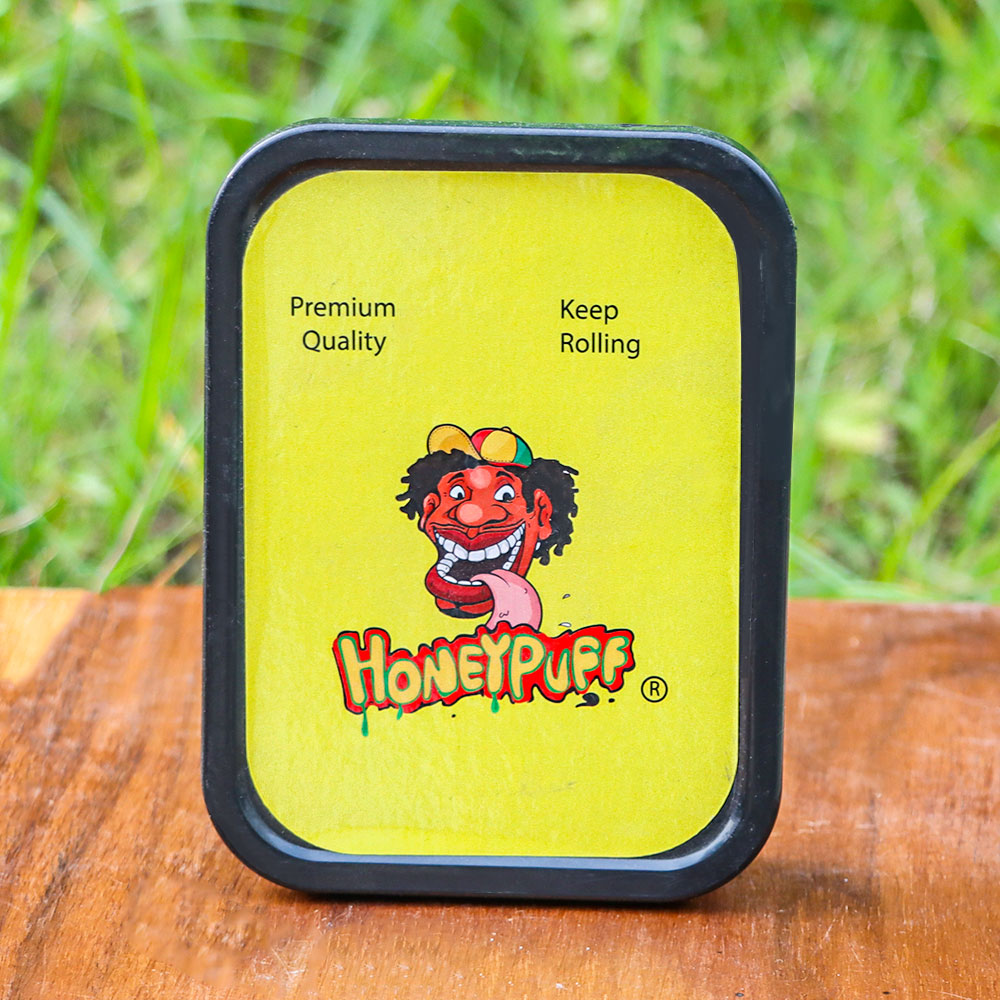 HONEYPUFF Smoking Storage Box, Colorful Plastic Cigarette Stash Case, 101 x 59 mm Cigar Storage Box
